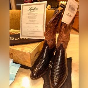 EUC LUCCHESE CUSTOM COWBOY BOOTS